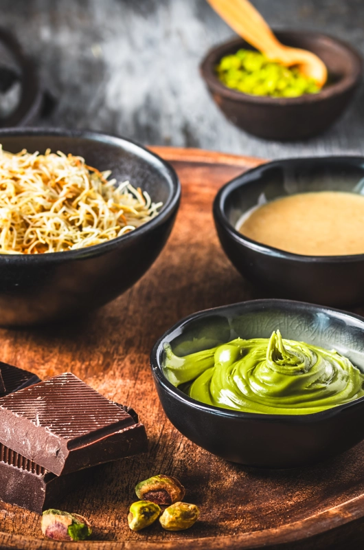 Dubai chokolade ingredienser